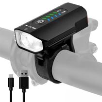 Farol Gta Com Sinalizador Traseiro Led Cree 600 Lumens Usb Farol Gta Com Sinalizador Traseiro Led Cree 600 Lumens Usb