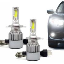 Farol H1 C6 Par de Lâmpada Automotiva Carro Kit Super Led