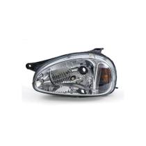 Farol H4 Carcaca Preta Moldura Metalizada Gm Chevrolet Corsa 2000 a 2010 Lado Esquerdo Farol H4 Carcaca Preta Moldura Metalizada Gm Chevrolet Corsa 2000 a 2010 Lado Esquerdo