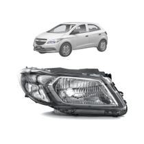 Farol H4 Moldura Fumê Onix 2012-2018 Lado Direito Arteb Farol H4 Moldura Fumê Onix 2012-2018 Lado Direito Arteb