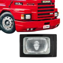 Farol H4 Sc 112/113 24v Vidro Completo Com Moldura Unitário Farol H4 Sc 112/113 24v Vidro Completo Com Moldura Unitário