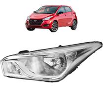 Farol HB20 HB20S 2012 2013 2014 2015 a 2018 Cromado Farol HB20 HB20S 2012 2013 2014 2015 a 2018 Cromado