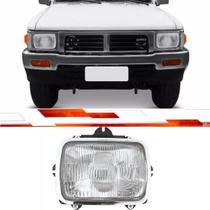 FAROL HILUX 1992 Até 2001 SERVE LD E LE USA LÂMPADA H4