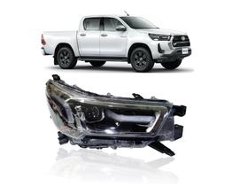 Farol Hilux 2021 Com LED Lado Direito BapImports