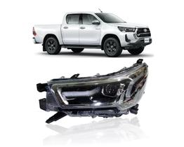 Farol Hilux 2021 Com LED Lado Esquerdo BapImports