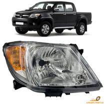 Farol Hilux Pick Up 2005 06 07 2008 Cromado Pisca Âmbar Farol Hilux Pick Up 2005 06 07 2008 Cromado Pisca Âmbar
