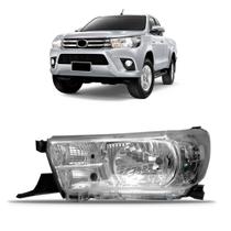 Farol Hilux Pick Up 2016 2017 2018 2019 2020 Manual Cromado