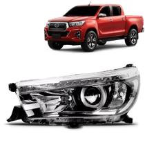 Farol Hilux Pick Up 2016 a 2020 Elétrico Com Motor e Led Farol Hilux Pick Up 2016 a 2020 Elétrico Com Motor e Led