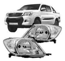 Farol hilux srv 2005/2008 cristal par Farol hilux srv 2005/2008 cristal par