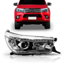 Farol hilux srv 2016 2017 elétrico com led Farol hilux srv 2016 2017 elétrico com led
