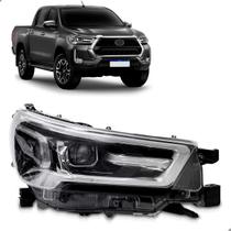 Farol Hilux SRV 2021 2022 2023 Com Led Cromado