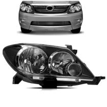 Farol Hilux Sw4 2004 2005 2006 2007 2008 Máscara Negra