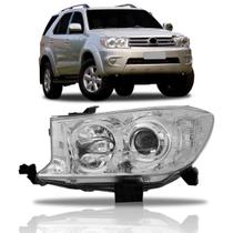 Farol Hilux Sw4 2009 2010 2011 Foco Duplo Cromado