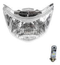 Farol Honda Biz 125 2005 06 07 2008 2009 2010 C/led - Plasmoto