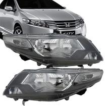 Farol Honda City 2009 A 2011 Máscara Negra Farol Honda City 2009 A 2011 Máscara Negra
