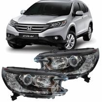 Farol Honda Crv 2012 2013 2014 2015 Cromado