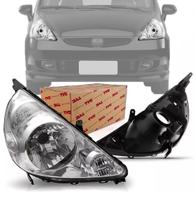 Farol Honda Fit 2003 A 2008 - Lado Direito (Passageiro) / Tyc Farol Honda Fit 2003 A 2008 - Lado Direito (Passageiro) / Tyc