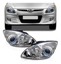 Farol Hyundai I30 2009 2010 2011 2012 Cromado Elétrico