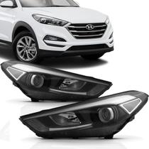 Farol Hyundai Tucson 2016 2017 16 17 Elétrico Com Motor