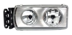 Farol Iveco Stralis Tector Ap06 Fundo Cromado Lado Esquerdo Farol Iveco Stralis Tector Ap06 Fundo Cromado Lado Esquerdo