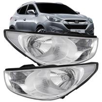 Farol ix35 2012 2013 cromado Farol ix35 2012 2013 cromado