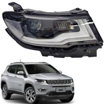 Farol Jeep Compass 2017 2018 2019 2020 2021 Lado Direito Original Farol Jeep Compass 2017 2018 2019 2020 2021 Lado Direito Original