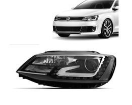 Farol Jetta 2015 a 2018 C/Led Lado Esquerdo IMPORT