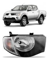 Farol L200 Triton 2007 A 2016 Foco Simples Pisca Cristal