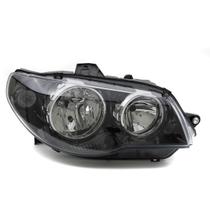 Farol Lado Direito Duplo H7 Máscara Negra Canhão Metalizado Palio 2005 até 2018