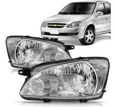 Farol lado direito gm classic orgus lampada h4 Farol lado direito gm classic orgus lampada h4