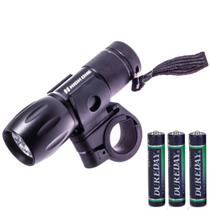 Farol lanterna alumínio bike bicicleta mtb 9 leds High One