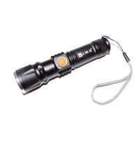 Farol Lanterna Bike LED T6 Zoom WS-569 USB Recarregável Preto