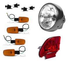 Farol Lanterna Jogo Pisca Cg Titan Cargo Fan 125 2000 A 2008