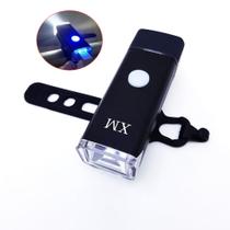 Farol Lanterna LED Sinalizador Para Bike Bicicleta Recarregável USB - XM31080 Farol Lanterna LED Sinalizador Para Bike Bicicleta Recarregável USB - XM31080