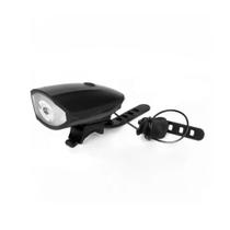 Farol Lanterna para Bike Recarregável USB com Buzina LuaTek LK-024