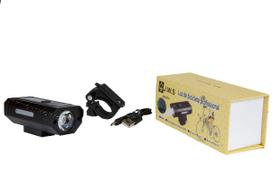 Farol Lanterna Profissional Bike Multifunções Recarregável Usb Led Ws 8201