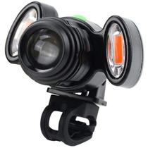 Farol Lanterna Recarregável Bike e Cabeça LED T6 Ajustável