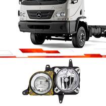 Farol Ld Compativel MB 715 C 915C Acello 2003 Em Diante Duplo Com Suporte