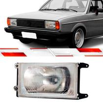 Farol Ld Gol Gt Ls Parati Voyage Saveiro Ate 1986 Lente de Vidro Carcaça de Metal