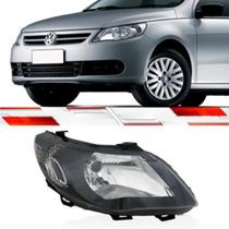 Farol Ld Gol Voyage G5 Ate 2012 Saveiro G5 Ate 2013 Mascara Negra Foco Simples