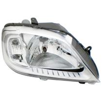 FAROL LD para LOGAN LD MASCARA CROMADA LAMPADA H4