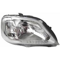FAROL LD para LOGAN LD MASCARA CROMADO LAMPADA H4