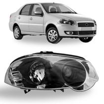 Farol ld siena g4 2008 a 2012 foco duplo cromado aro preto