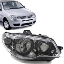 Farol Ld Siena Palio Strada Moldura Negra Pisca Mascara Metalizada Usa H7 Farol Ld Siena Palio Strada Moldura Negra Pisca Mascara Metalizada Usa H7