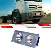 Farol Le Titan 2000 Ate 2002 Prata Com Carcaca Moldura Heavy Line