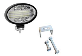Farol Led 144W Oval 12V-24V Caminhão Maquina Agrícola Trator Farol Led 144W Oval 12V-24V Caminhão Maquina Agrícola Trator