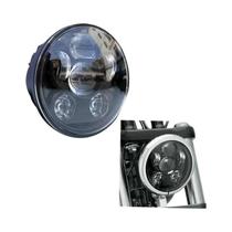 Farol LED À Prova d'Água De 5.75" 60W Projetor Para Harley Sportster 883 1200 Iron Dyna Street Bob