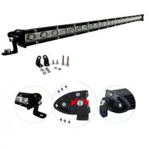 Farol Led Auxiliar 72w 66cm Barra de LED SLIM grade troller Rally OffRoad LE6764