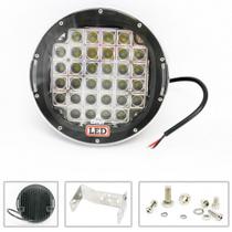 Farol Led Auxiliar Completo 32 leds SMD 6000K 96W Cristal