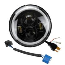 Farol LED Auxiliar Redondo 7 Polegadas 60W Bivolt OffRoad